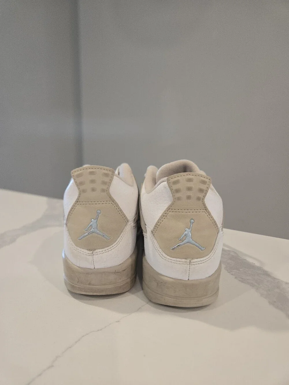 Jordan Kids' Plush-Lined Sneaker in Cream and White Size Youth 3
